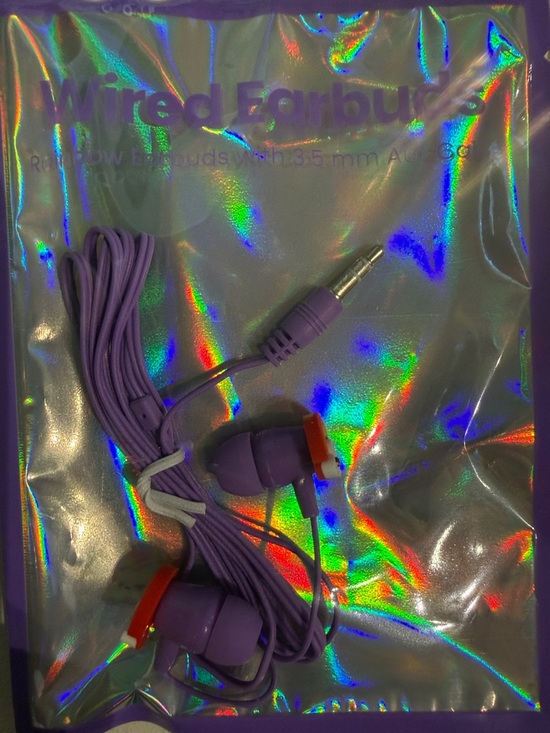 Other - Purple Wired Earbuds with 3.5mm Plug